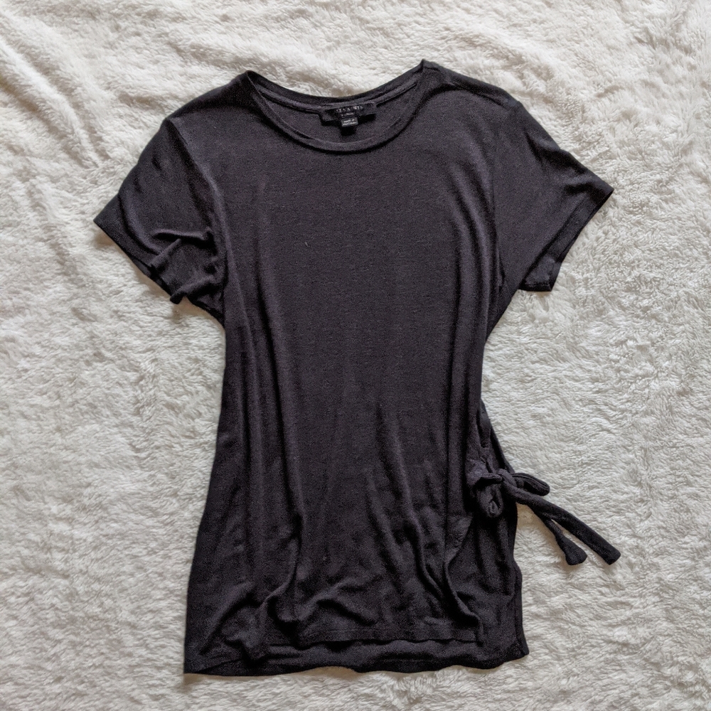 All Saints Side Tie Shirt